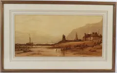 Lynmouth by Richard Henry Nibbs, watercolour, sold Oct 2026