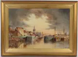 Veere by Louis van Staaten, watercolour, offered Oct 2026