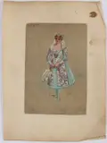 Maid of Honor by William John Charles Pitcher, ink and watercolour, sold Oct 2026