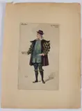 Alhambra Ministers Act I by William John Charles Pitcher, ink and watercolour, offered Oct 2026