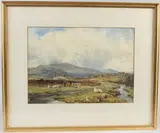 Hailstorm clearing N Wales by Charles James Adams, watercolour, offered Oct 2026