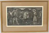 Untitled by Bernard Sleigh, woodcut, sold Oct 2026