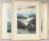 Morning Landscape by Nancy Taylor Stonington, print, offered Oct 2026