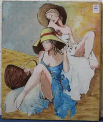 French by Bernard Dufour, oil on canvas, offered Aug 2026