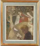 The First Love Letter by Gwyneth Johnstone, oil on board, offered Aug 2026