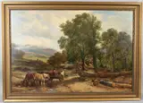A Scene at Beytys-Y-Coed N Wales by Henry Brittan Willis, oil on canvas, offered Aug 2026