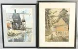 The Gantry at Witton by James Davies, watercolour, sold Aug 2026