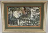 Lower Methleigh Porthleven Cornwall by Reginald James Lloyd, 1952, watercolour, sold Aug 2026