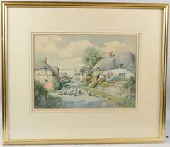 The Old Oak Savernake Wiltshire by Henry John Sylvester Stannard, watercolour, sold Aug 2026