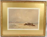 Shrimpers on the French Coast by Thomas Bush Hardy, 1888, watercolour, offered Aug 2026