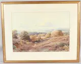 Blackdown near Haslemere Surrey by Howard Walford, watercolour, sold Aug 2026