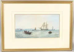 Entrance to the Mersey by John Francis Branegan, watercolour, offered Aug 2026