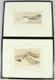 The Harbour Lynmouth by Edgar James Maybery, pencil, offered Aug 2026