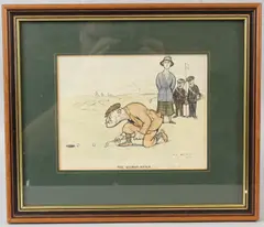 The Woman Hater by H. M. Bateman, print, sold Aug 2026