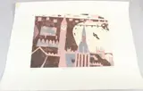 Westminster by Julian Trevelyan, etching, sold Aug 2026