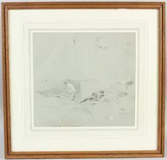 New Road Paddington by John Linnell, 1811, pencil, sold Aug 2026