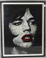 Mick Jagger by Russell Young, screenprint, sold Jul 2026