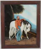 Untitled by Reverse Painted Oil On Glass, OIL, sold Jul 2026