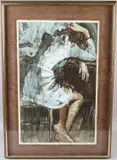 Girl in White by William Selby, mixed media on paper, sold Jul 2026