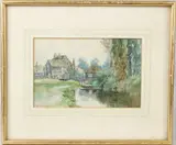 View of a watermill by William Tatton Winter, watercolour, offered Jul 2026