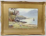 The River Conway near Taly-Fan by Warren Williams, watercolour, sold Jul 2026
