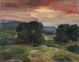 Untitled by Leonard Beard, oil, sold Nov 2024