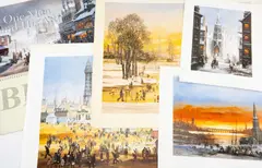 colour lithographs - Ice Skating, signed and numbered 43/100, (I) 44 x 58cms; 8x ' by Brian Shields, print (other), offered Nov 2024