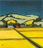 Eglwysbach by Tom Jones, pastel, sold Nov 2024