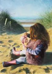 Picnic Series by Mike Briscoe, 2011, mixed media, sold Nov 2024