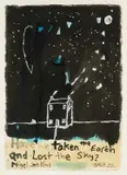 Untitled by Iwan Bala, mixed media, sold Nov 2024