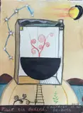 Pair Ein Dadeni / Cauldron of Our Re-birth by Iwan Bala, 2020, mixed media, sold Nov 2024
