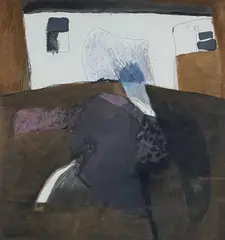 Untitled by Roger Cecil, mixed media, sold Nov 2024