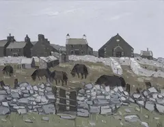 Untitled by Kyffin Williams, oil on canvas, sold Nov 2024