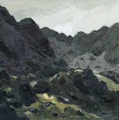 Large by Kyffin Williams, oil on canvas, sold Nov 2024