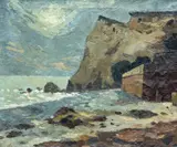 Bon Church by Kyffin Williams, 1954, oil on canvas, sold Nov 2024