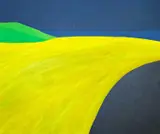Untitled by Stan Rosenthal, oil on board, sold Nov 2024