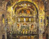 Untitled by David Griffiths, oil on canvas, offered Nov 2024
