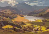 Eryri by David James Woodford, oil on card, sold Nov 2024
