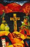 Heavens Above by Tony Goble, oil on board, sold Nov 2024