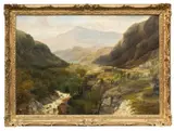 Valley in North Wales by Charles Smith, oil on canvas, sold Nov 2024