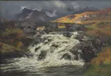 Untitled by Alfred Oliver, oil on canvas, sold Nov 2024