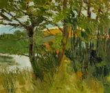 Untitled by Gwilym Prichard, oil on canvas, sold Nov 2024