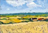 'Tirlun by Gwilym Prichard, 2004, oil on canvas, sold Nov 2024