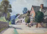 Kingstone by Buddug Anwylini Pughe, 1899, watercolour, sold Nov 2024