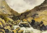Untitled by David Grosvenor, watercolour, sold Nov 2024