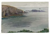 David’s coast by Buddug Anwylini Pughe, watercolour, sold Nov 2024