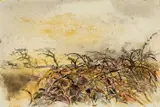 Trees and Brambles by Arthur Giardelli, watercolour, sold Nov 2024