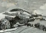 Untitled by Gwilym Prichard, watercolour, sold Nov 2024