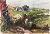 Untitled by Will Evans, watercolour, offered Nov 2024
