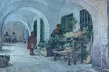Probably Venice by Buddug Anwylini Pughe, 1912, watercolour, sold Nov 2024